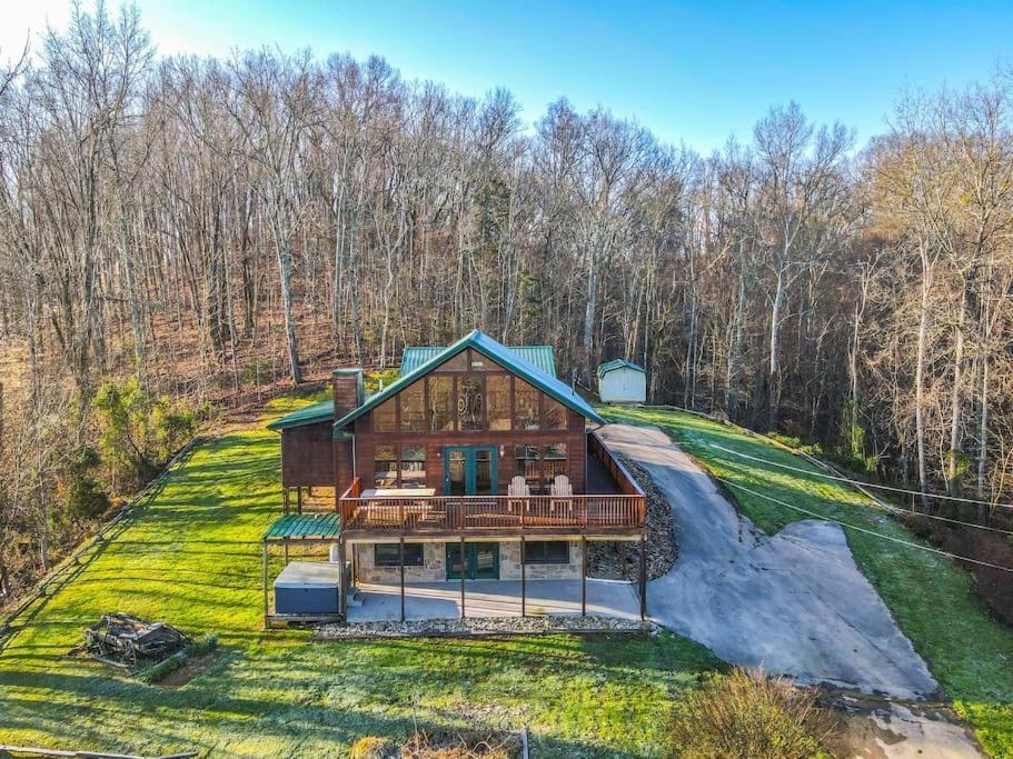 Dog Friendly! Views! Hot Tub! Close To Pf! Gsmnp เซอเวียร์วีล ภายนอก รูปภาพ